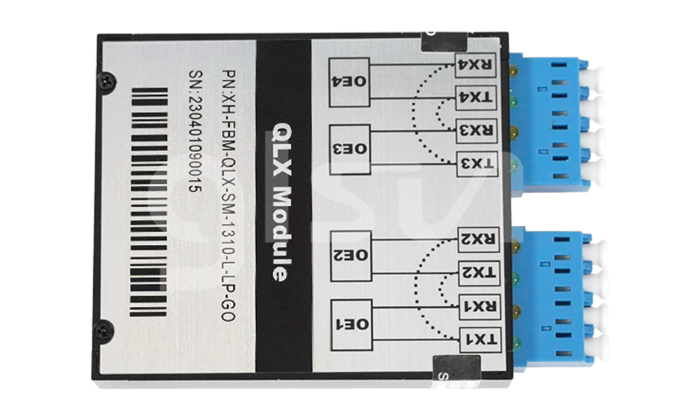 Quad 1.25G LX Fiber Bypass Module -1